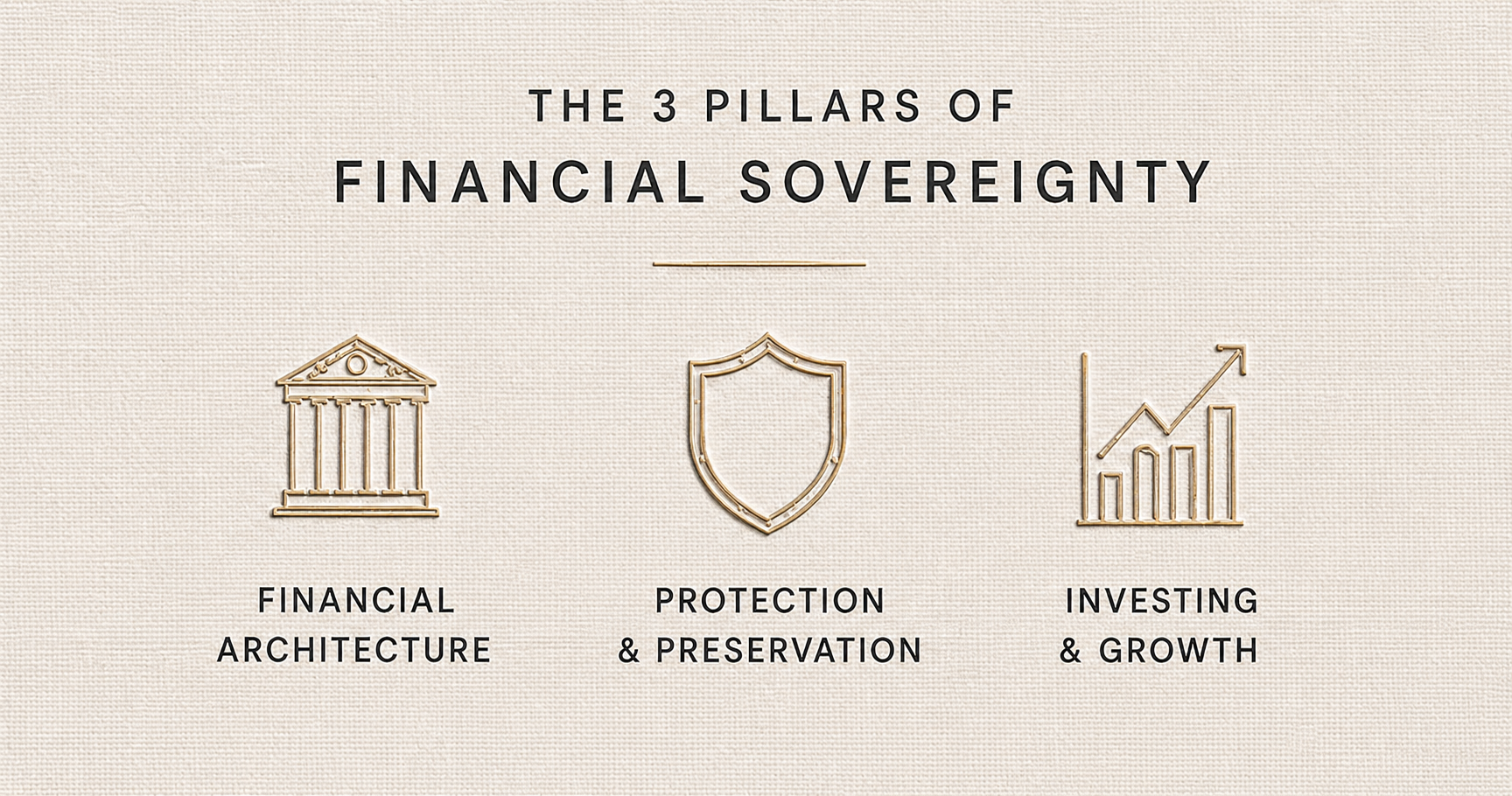 The 3 Pillars of Financial Sovereignty: Financial Architecture, Protection & Preservation, Investing & Growth